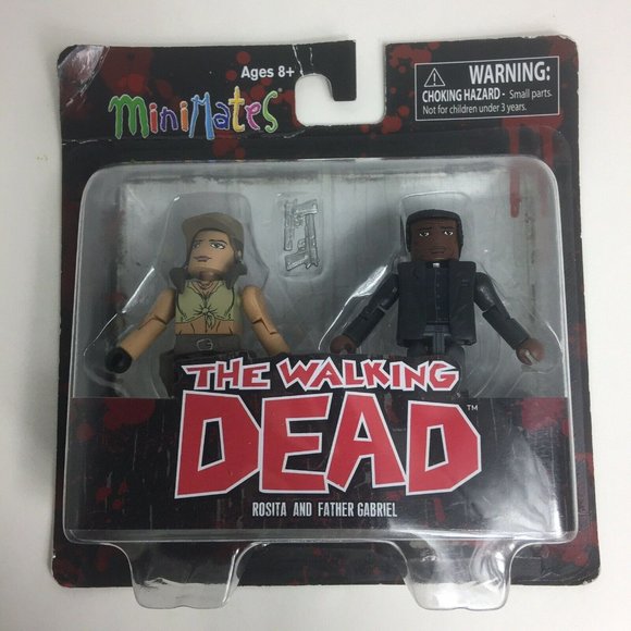 The Walking Dead Minimates Series 8 & 4 Gregory Rosita Alice Gabriel Zombie New - Picture 5 of 12